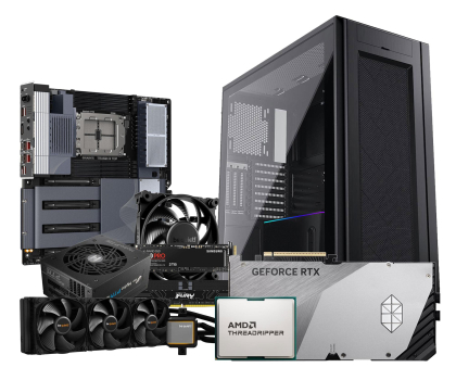 Desktop Polecany zestaw DEEPSEEK AI TR-7970X/256GB/2TB/2xRTX5090